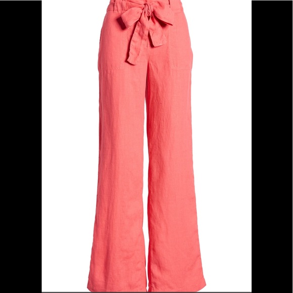 Nordstrom Caslon New Belted Linen Pants - Picture 4 of 4